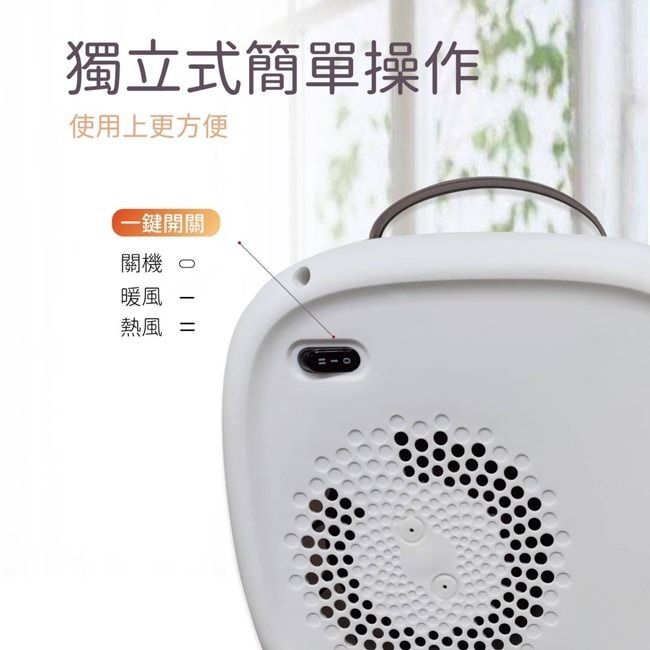 【LAPOLO藍普諾】手提暖風機/電暖器 LAN6-6102-細節圖6