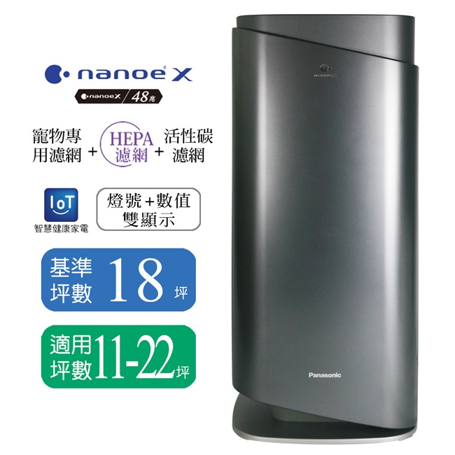 【Panasonic國際牌】18坪空氣清淨機 F-P90MH-細節圖3