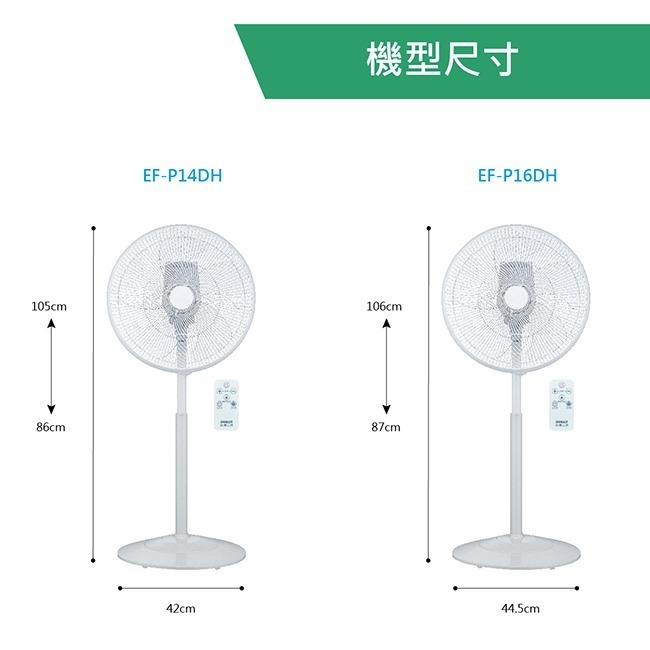 【SANLUX台灣三洋】14吋DC遙控電風扇 EF-P14DH1-細節圖10