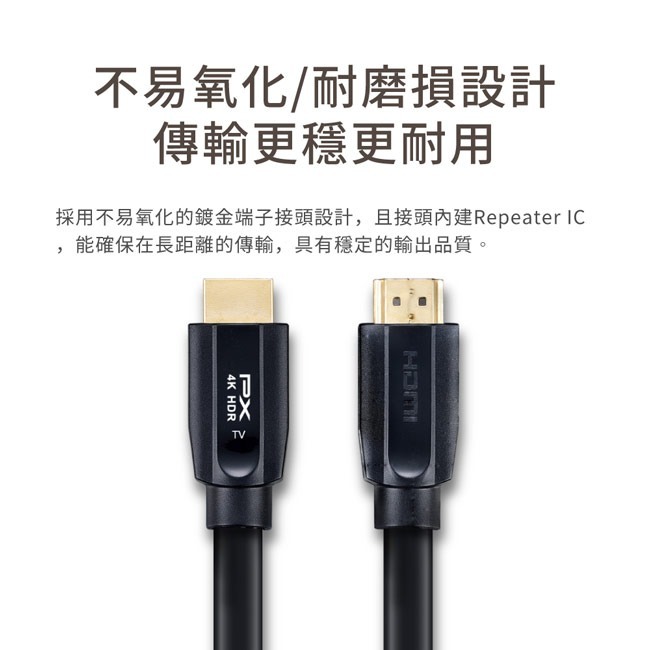 【PX大通】高速乙太網HDMI線_15米 HD2-15MM-細節圖8