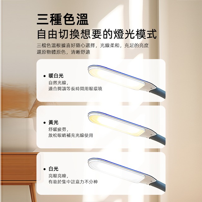 【anbao安寶】薄型抗藍光LED護眼檯燈 AB-7723-細節圖8