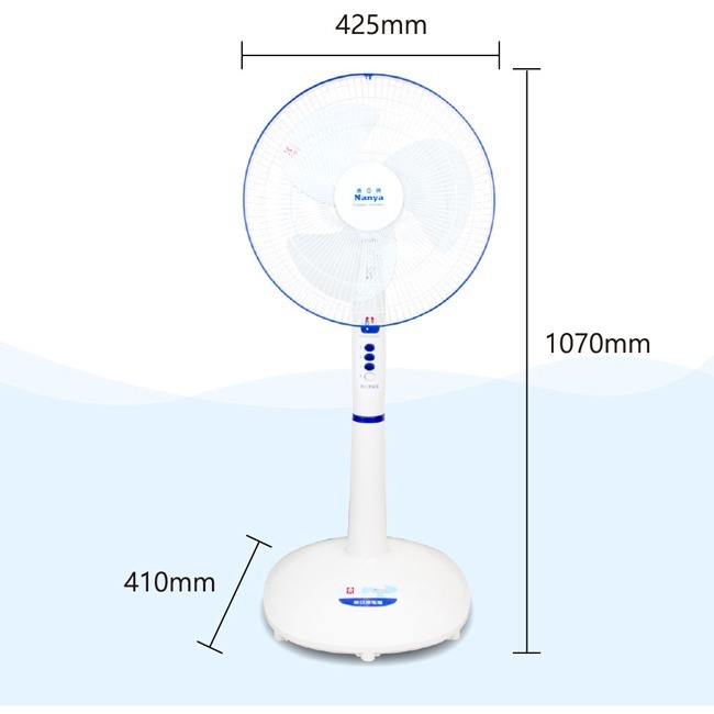 【NANYA南亞牌】14吋純銅強力馬達立扇 EF-9314-細節圖11