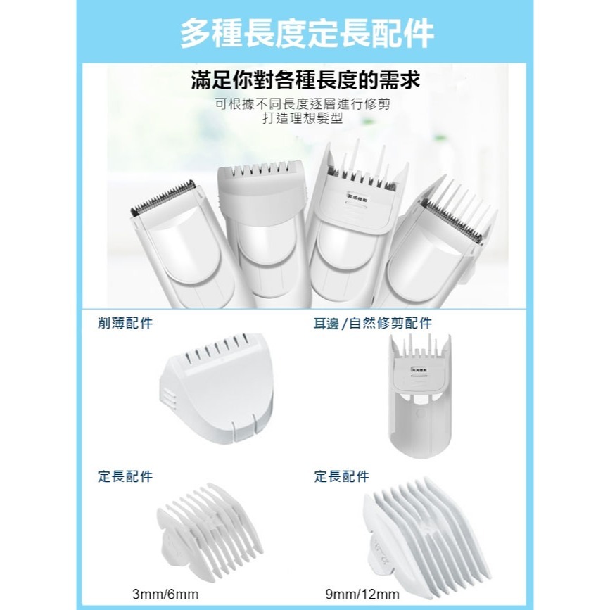 【Panasonic國際牌】充插兩用電動理髮器/剪髮器 ER-PGF40-細節圖7