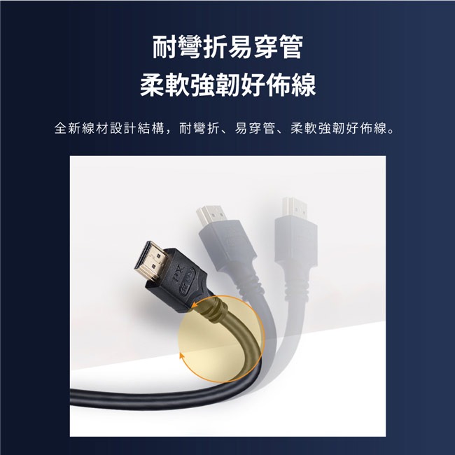 【PX大通】4K 60Hz公對公高畫質傳輸線 HDMI-1.2ME/ 1.5ME/ 2ME/ 3ME/ 5ME-細節圖5