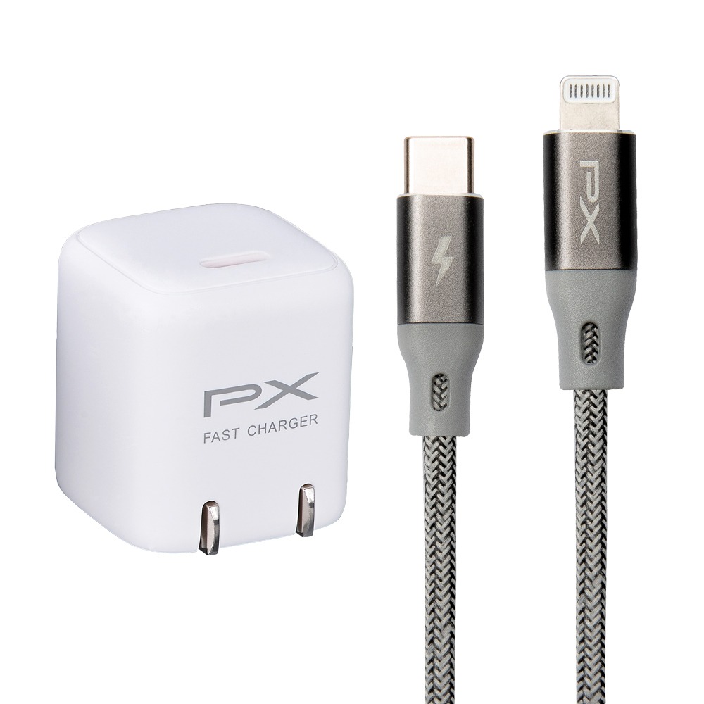 【PX大通】蘋果MFI認證USB Type-C to Lightning快充組合包 UCP-L120M-細節圖2