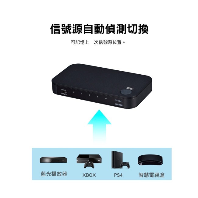 【PX大通】USB-C HDMI 4K擴充切換器 HC2-410-細節圖11