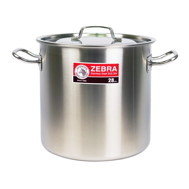 【ZEBRA斑馬】28公分不鏽鋼深型魯桶(28x28cm/17.2L)-細節圖2