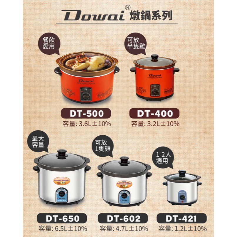 【Dowai多偉】台灣製造3.2L陶瓷燉鍋 DT-400-細節圖10