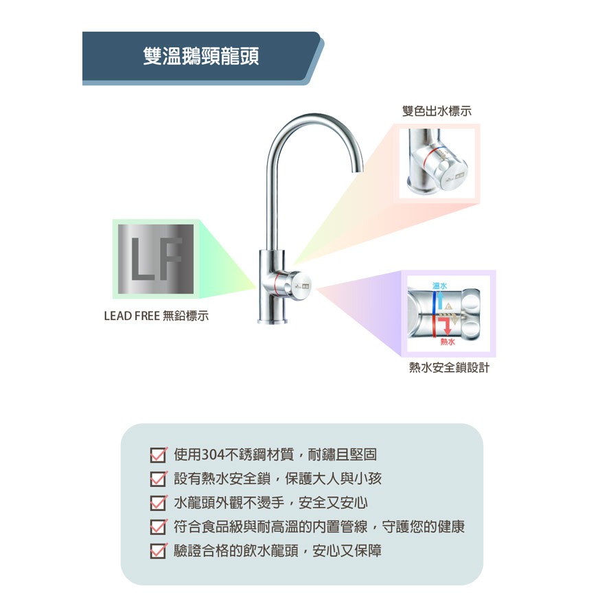 【東龍】冷熱廚下型飲水供應機 TE-1211K-細節圖7