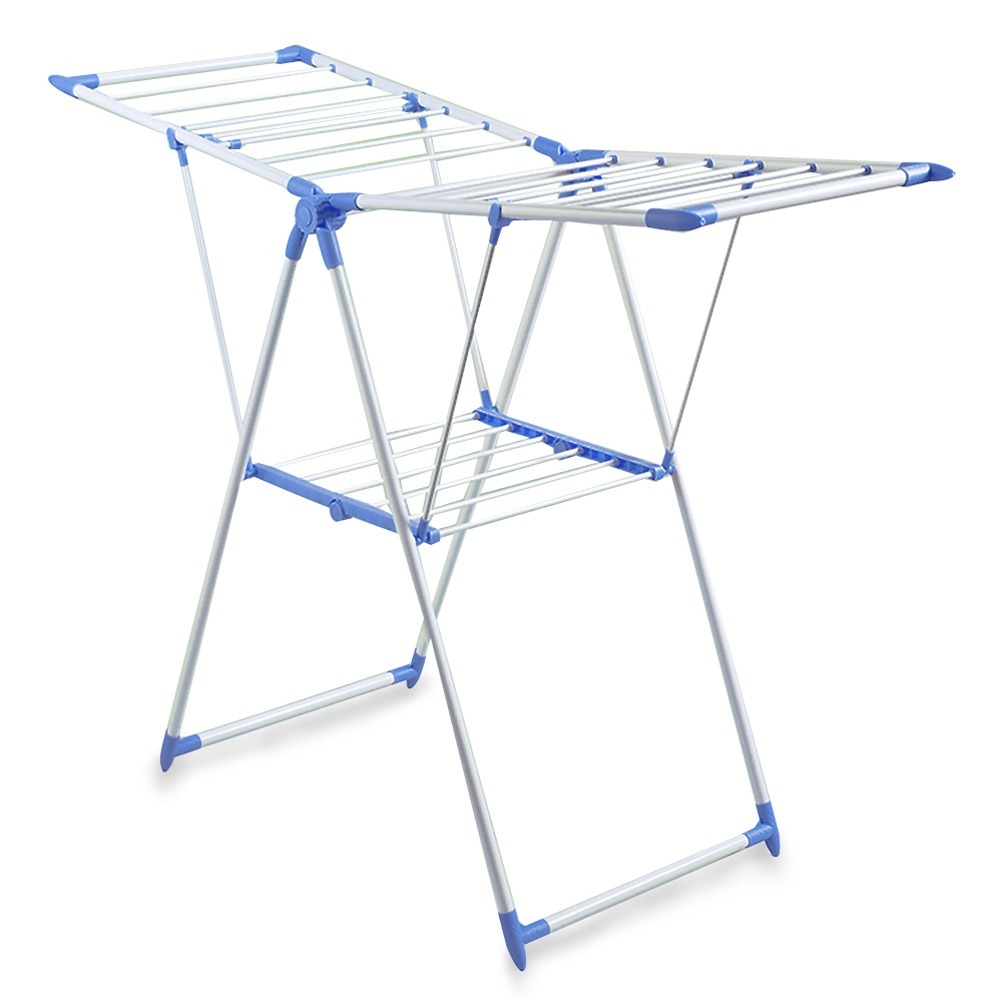 免組裝展翼型折疊曬衣架-細節圖2