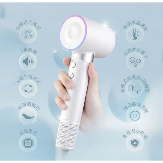 【CHIMEI奇美】高速負離子智能恆溫吹風機 HD-15HCN0-細節圖3