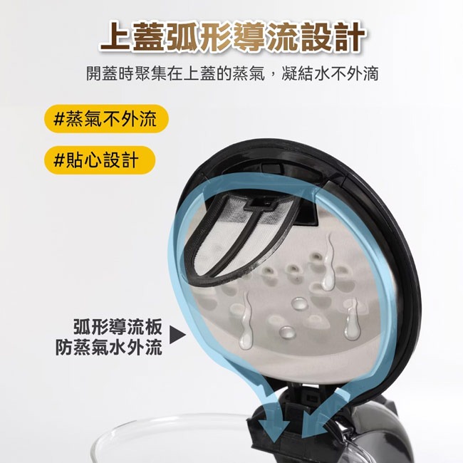 【SABA】1.7L防爆玻璃快煮壺 SA-HK42-細節圖9