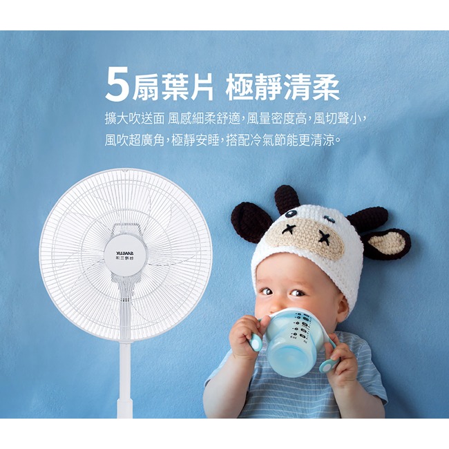 【SANLUX台灣三洋】16吋DC直流遙控電風扇 EF-P16DJ-細節圖4