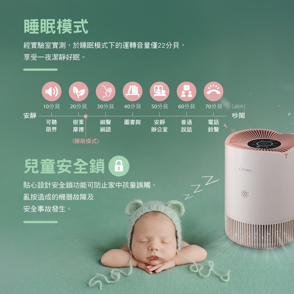 【CHIMEI奇美】淨花心智能淨化清淨機 AP-50HUPK / AP-50HUGN-細節圖10