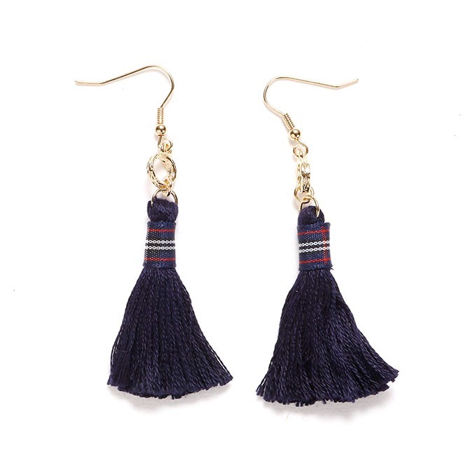 ┌民族風┐ 流蘇耳環-細節圖2
