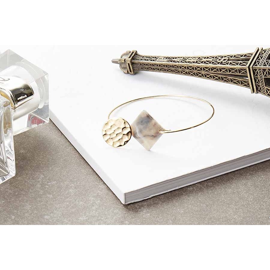 ┌ 菱形大理石金紋 ┐ 手環-細節圖3