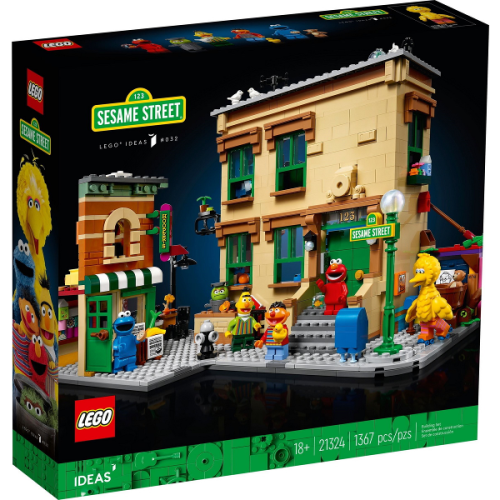 LEGO 樂高 21324 IDEAS 123芝麻街 123 Sesame Street