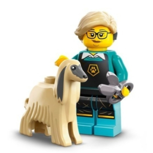 LEGO 樂高 71045 Minifigures 人偶包25代 12號 寵物美容師 牧羊犬 Pet Groomer