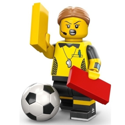 LEGO 樂高 71037 Minifigures 人偶包24代 1號 足球裁判 Football Referee