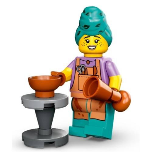 LEGO 樂高 71037 Minifigures 人偶包24代 9號 陶藝家 藝術家 Potter