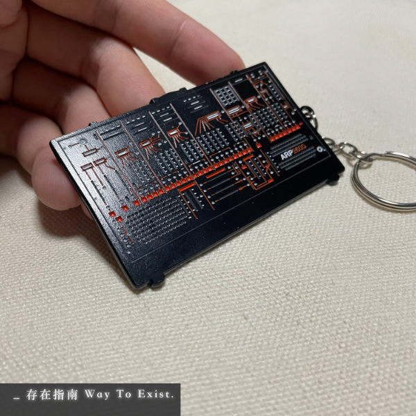 【存在指南】ARP2600 鑰匙圈 合成器金屬鑰匙圈 西班牙原裝進口 ARP 2600 經典合成器-細節圖2