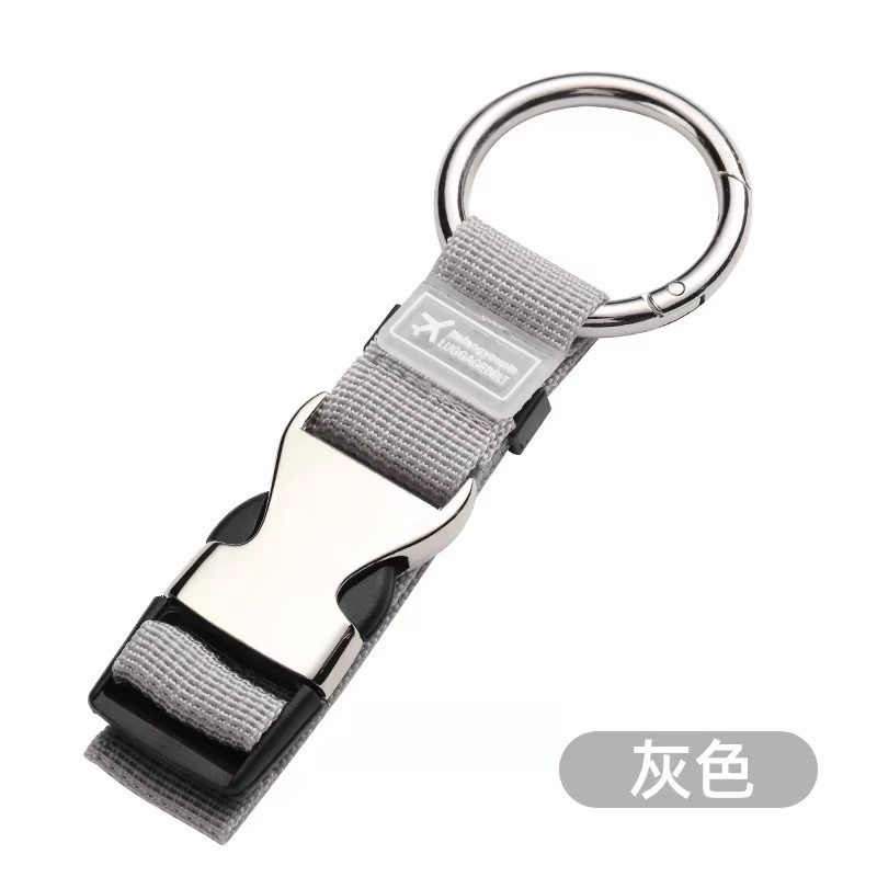 ￼🔥台灣現貨🔥多功能行李掛扣 行李綁帶 行李帶 尼龍 嬰兒車掛勾 掛帶 掛扣 提把 拉桿 綁帶 旅行綁帶-規格圖3