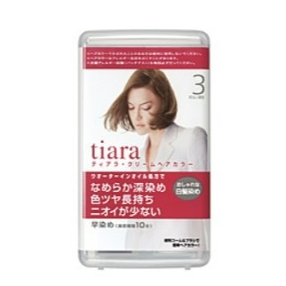 沐沐愛買🅥現貨🅥日本境內直送✈️🅥【資生堂 Tiara】白髮專用染髮劑 3號/4號/5號/6號 染髮霜-規格圖1