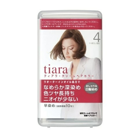 沐沐愛買🅥現貨🅥日本境內直送✈️🅥【資生堂 Tiara】白髮專用染髮劑 3號/4號/5號/6號 染髮霜-規格圖1