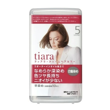 沐沐愛買🅥現貨🅥日本境內直送✈️🅥【資生堂 Tiara】白髮專用染髮劑 3號/4號/5號/6號 染髮霜-規格圖1