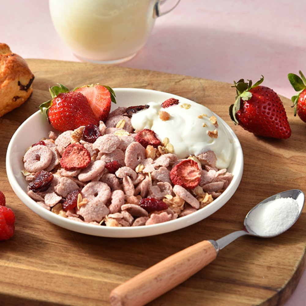 【聖德科斯】米森-BC益生菌草莓脆麥片（300g/盒）-細節圖2