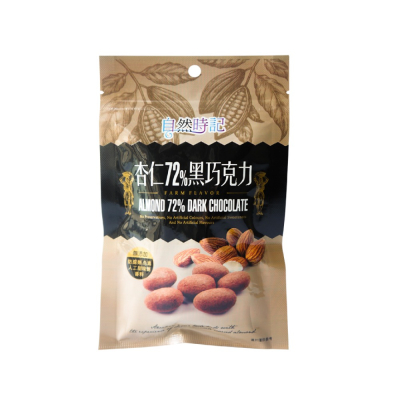 【聖德科斯】自然時記-杏仁72%黑巧克力（85g/包）