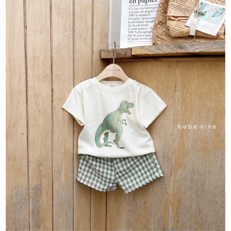 🎀雙生媽の櫥窗🎀 兒童棉質吸汗透氣恐龍印花套裝 兩件套 恐龍 男寶-細節圖8