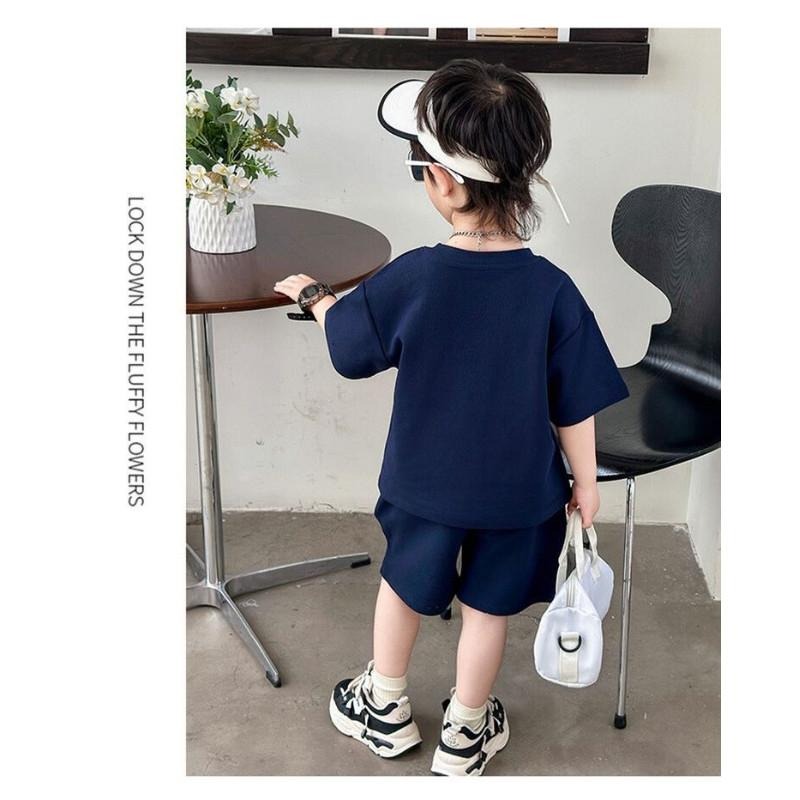 🎀雙生媽の櫥窗🎀 韓版春季新款休閒英文套裝 中大童 男寶套裝-細節圖4