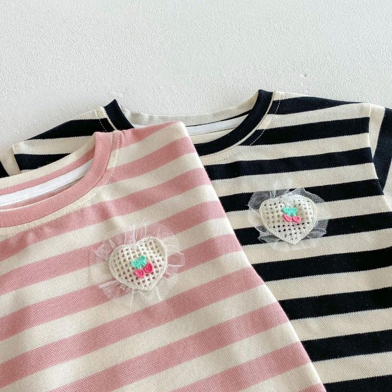 🎀雙生媽の櫥窗🎀 純棉嬰幼兒條紋兩色套裝 兒童套裝棉質-細節圖5