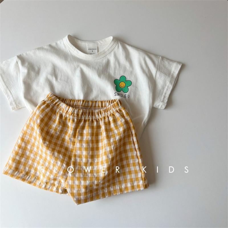 🎀雙生媽の櫥窗🎀 棉質女寶小花印花套裝 女兒 兩件套 夏天 上衣短褲-細節圖7