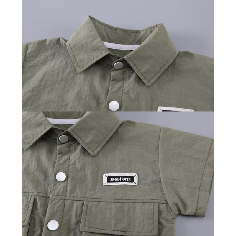 🎀雙生媽の櫥窗🎀 男寶背心大袋工裝褲三件套裝-細節圖6