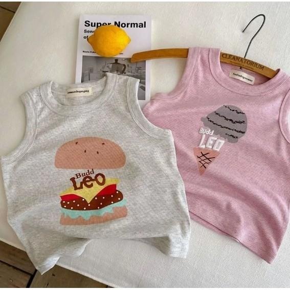 🎀雙生媽の櫥窗🎀 日系坑條棉 彈性 兒童無袖上衣 嬰幼兒 73-120碼-細節圖2