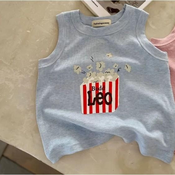 🎀雙生媽の櫥窗🎀 日系坑條棉 彈性 兒童無袖上衣 嬰幼兒 73-120碼-細節圖7