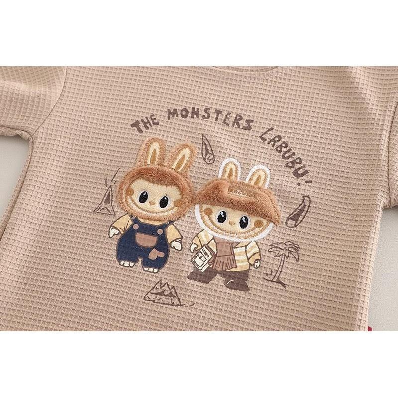 🎀雙生媽の櫥窗🎀 純棉透氣超夯拉布布套裝 兒童套裝 拉布布~-細節圖5