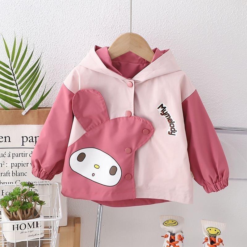 🎀雙生媽の櫥窗🎀 春秋卡通連帽風衣外套 兒童風衣外套 中小童 80-120-細節圖4
