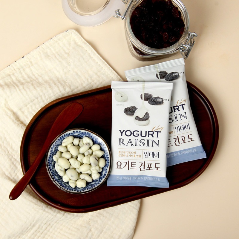 Linling🇰🇷 韓國選物｜韓國松鼠牌Mountain Field｜優格葡萄乾 酸奶葡萄乾 每天一把堅果 獨享包-細節圖2