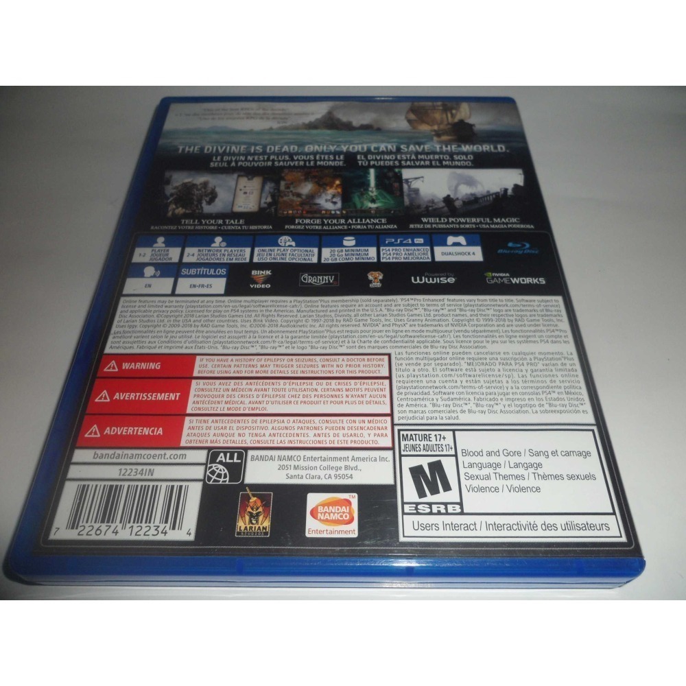 PS4 神諭 原罪 2 DIVINITY ORIGINAL SIN 2 中文版-細節圖2