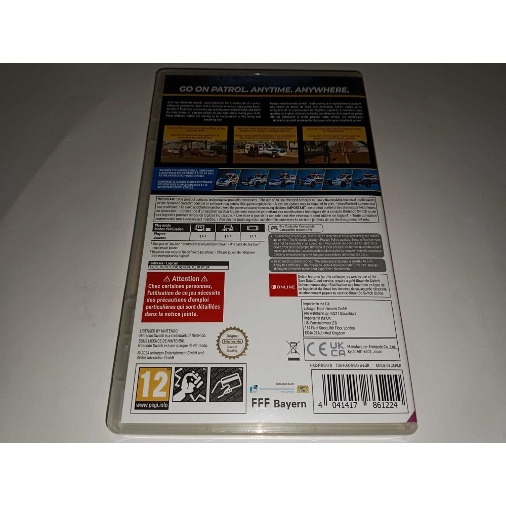 Switch 警察模擬器 巡警 中文版-細節圖2