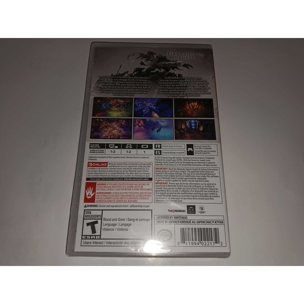 全新 Switch 末世騎士 暗黑血統 創世紀 Darksiders Genesis 簡中版-細節圖2