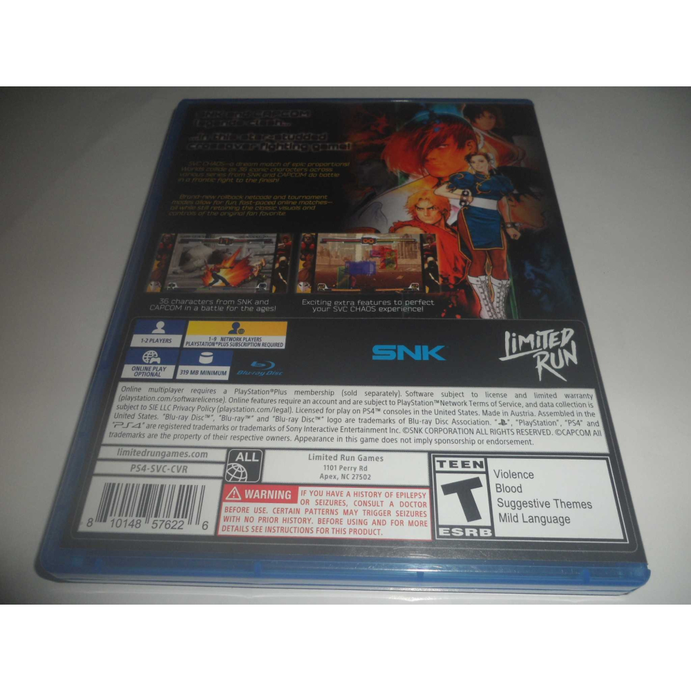PS4 SNK VS CAPCOM SVC CHAOS 英文版 ( 有日語發音 )-細節圖2