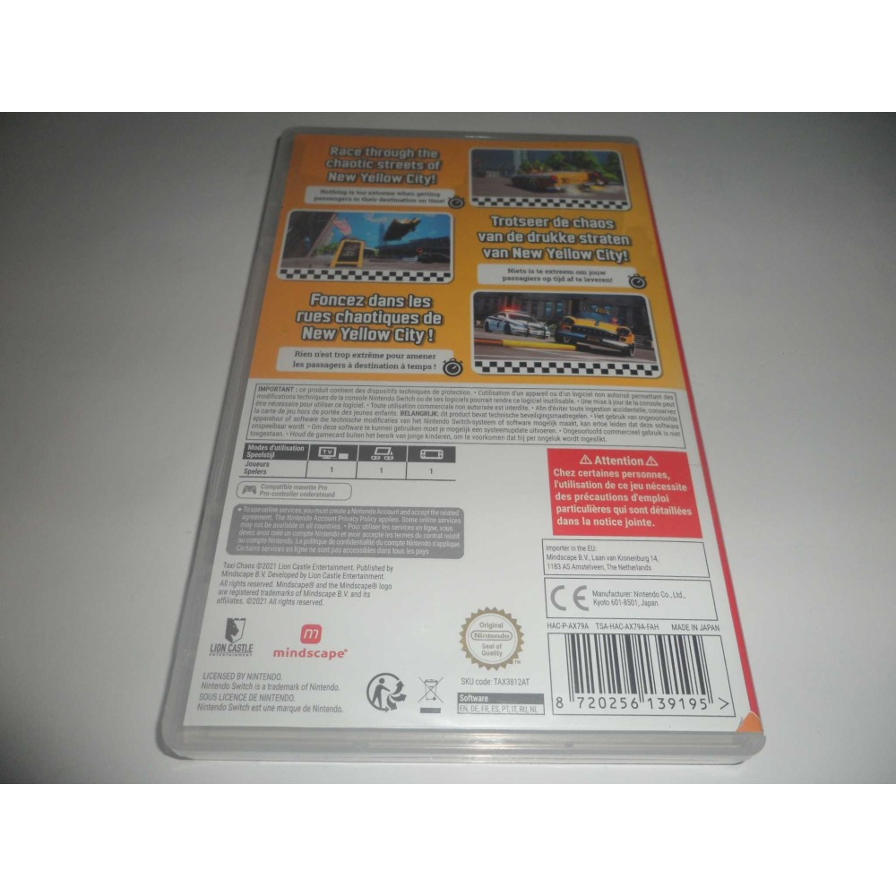 Switch 飆酷計程車 瘋狂計程車 Taxi Chaos 中文版-細節圖2