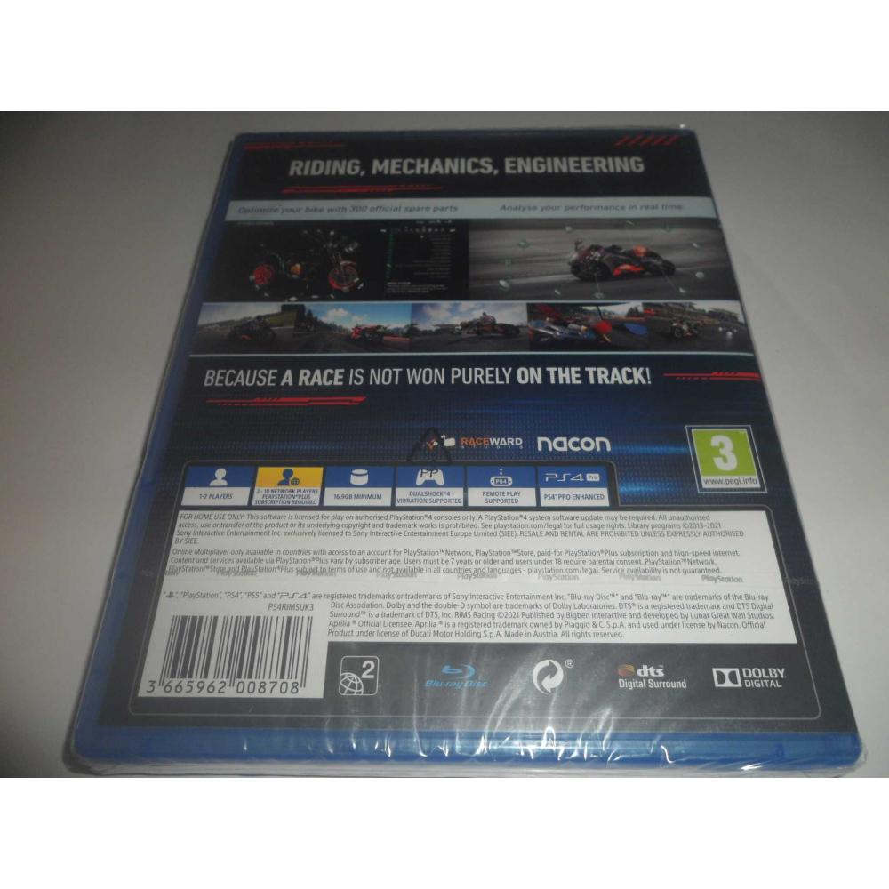 全新 PS4 Rims Racing 摩托車競速 中文版-細節圖2