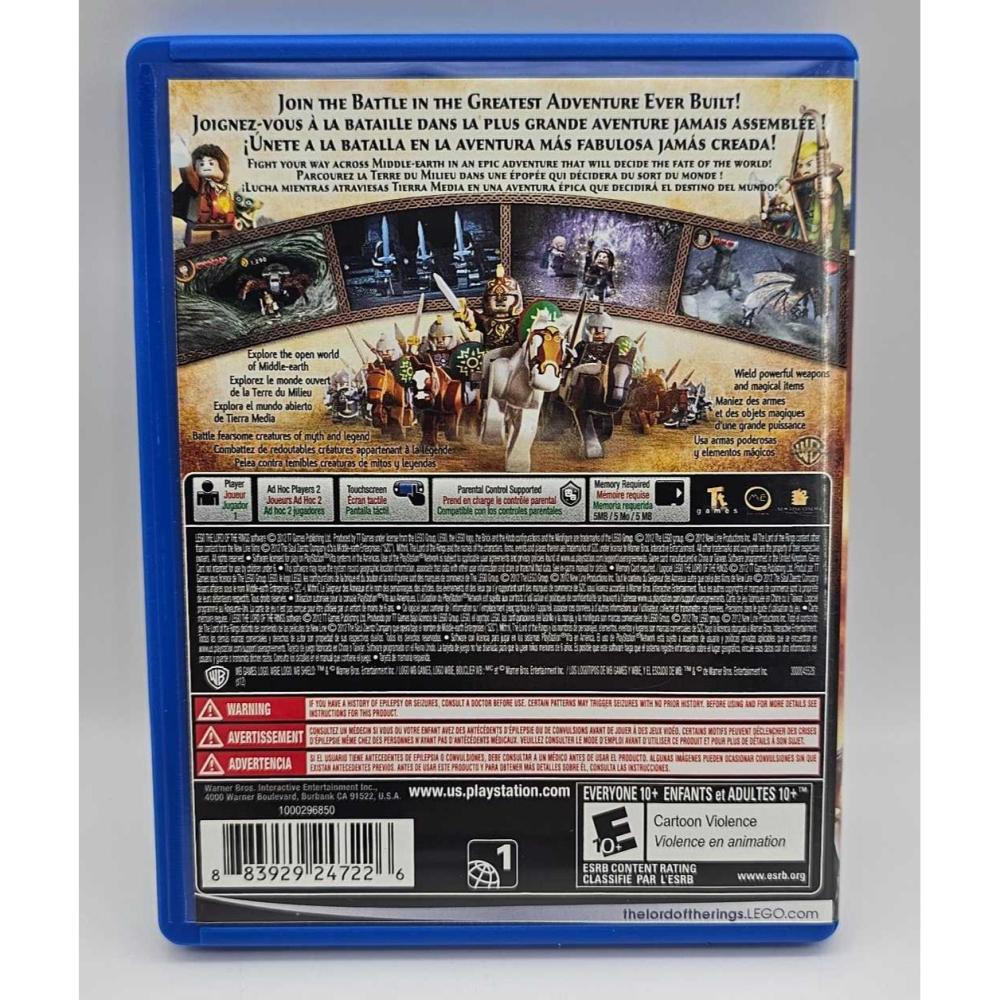 PSV 樂高 魔戒 LEGO The Lord of the Rings 英文版-細節圖2