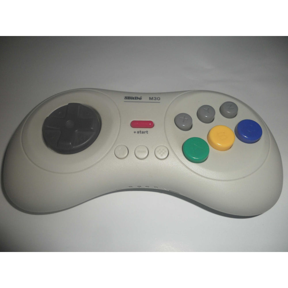 Switch 八位堂 8BITDO M30 無線格鬥手把 搖桿 控制器 白色-細節圖2