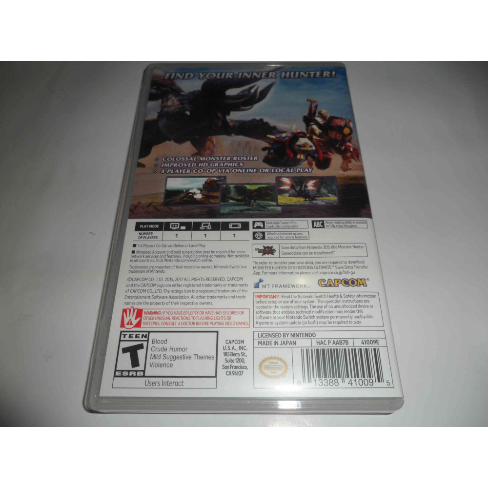 Switch 魔物獵人 終極世代 國際版 GU Ultimate 中文版-細節圖2